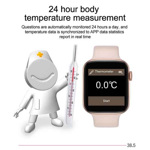 FT50 Smart Watch 1.54 Inch Touch Screen Bluetooth - Pink - Image 3