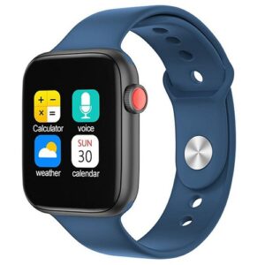 T5s SmartWatch Dark Blue compatible with android & ios Full Screen