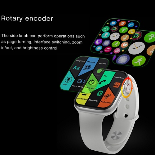 FK88 Smart All Watch Buttons Work With 2 Fabric&Silicone Straps - Image 6