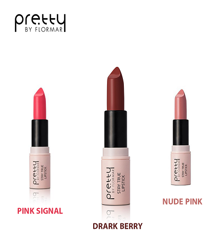 Pretty By Flormar لـيـب ستيك ستاى تـرو لـمـلمـس بـراق يـدوم
