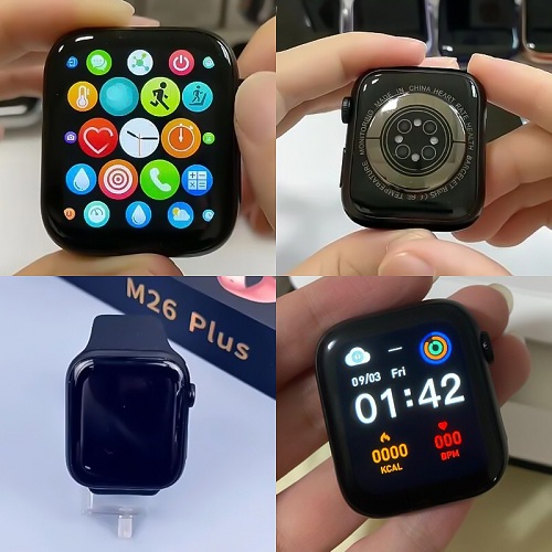 M26 Plus Smart Watch, 1.77\" HD Touch Screen, Waterproof - Image 3