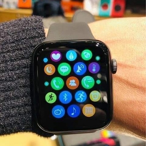 FT80 Smart Watch Bluetooth Call Push Notifications Black - Image 2