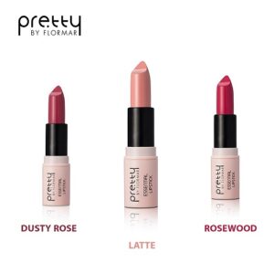 Pretty By Flormar ليب استيك اسنتيال  بالـوان غـنية نـاعمه تـدوم