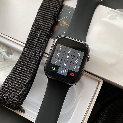FK88 Smart All Watch Buttons Work With 2 Fabric&Silicone Straps - Image 3
