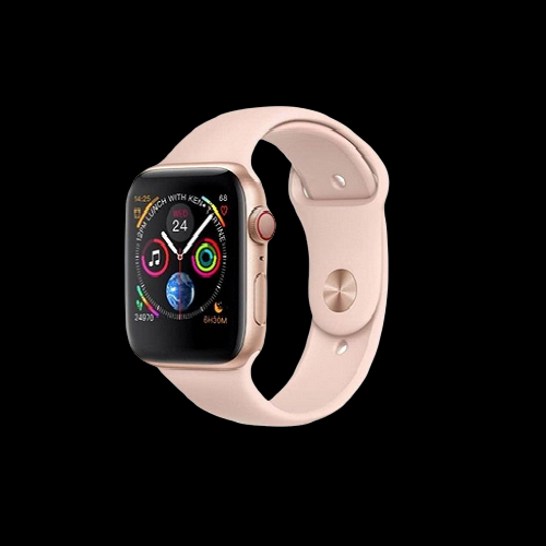 T5s SmartWatch pink gold compatible with android & ios Full Screen - Image 2