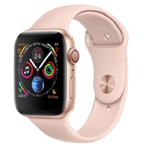 T5s SmartWatch pink gold compatible with android & ios Full Screen