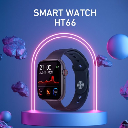 Smart Watch HT66 with Silicone Band and Full Touch Screen