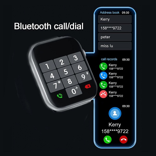 FK88 Pro Smart Watch with Two Fabric and Silicone Bands - Image 7