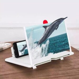 ABS-12inch مكبر شاشة الموبايل ثلاثي الابعاد لعرض الفيديوهات لجميع الهواتف