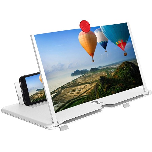 ABS-14inch مكبر شاشة الموبايل ثلاثي الابعاد لعرض الفيديوهات لجميع الهواتف