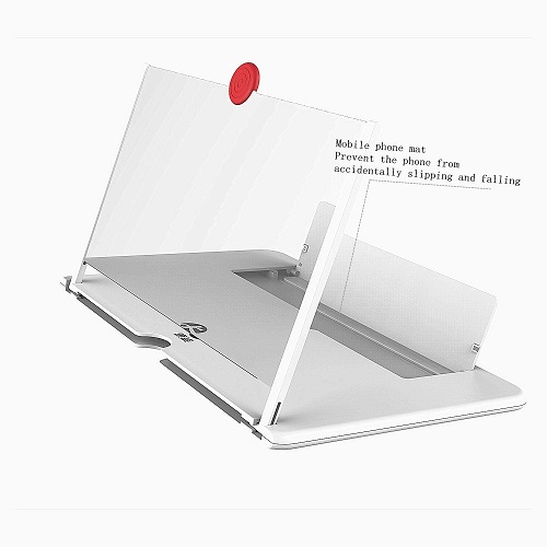 ABS-14inch مكبر شاشة الموبايل ثلاثي الابعاد لعرض الفيديوهات لجميع الهواتف - Image 3