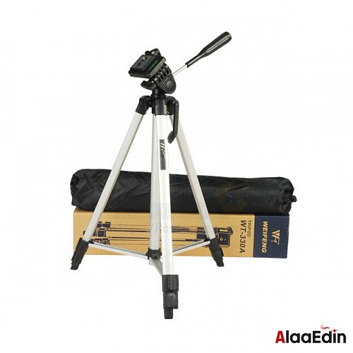 TRIPOD 330A- حامل ثلاثي يبدأ الارتفاع من50سم حتي135سم الرأس 360د