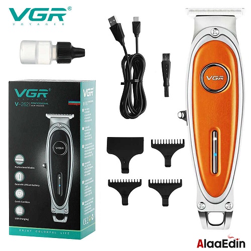 VGR 262 ماكينة حلاقة بالشحن للبشره الحساسة بموتور قوي وسريع - Image 4