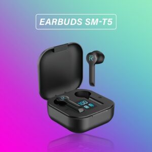 لاسلكية بعزل للضوضاء EARBUDS SM-T5 سماعة ريلمي