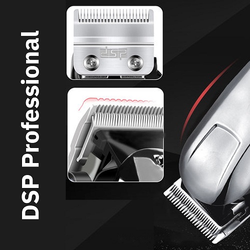DSP Professional ماكينة حلاقه ديجيتال سلكي ولاسلكي بـ6 رؤوس مختلفة - Image 3