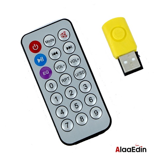 صب الديسكو ببلوتوث 2*1 بإضاءة ملونه بريموت للتحكم وفلاشة خارجية - Image 5