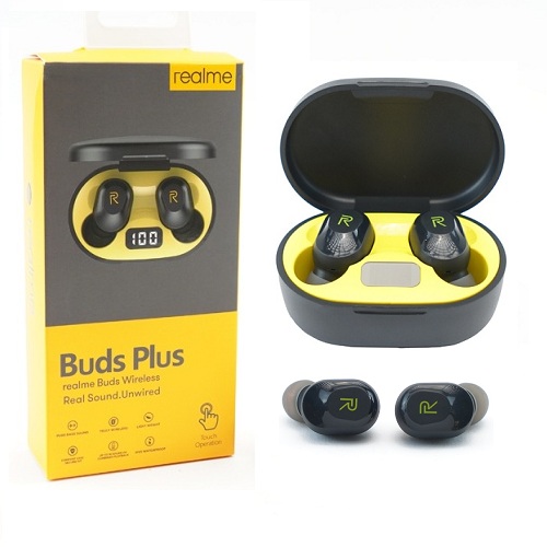 AirBuds Plus سماعة ريلمي جودة مكالمات عالية وقت التشغيل 5ساعات