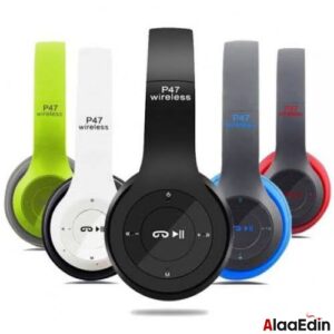 Wireless Head phones P47سماعه لاسلكية بصوت مميز وعازل للضوضاء