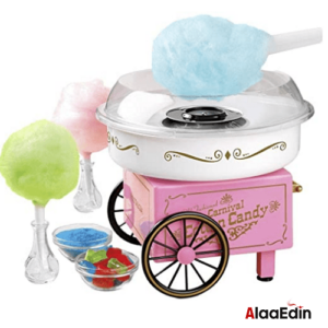 Cotton Candy ماكينة غزل البنات لصنع الحلاوة القطن في البيت