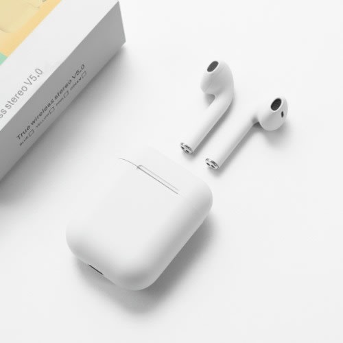 InPods-12 سماعة لاسلكية تعمل باللمس وقت التشغيل من 2-3ساعات -ابيض - Image 4