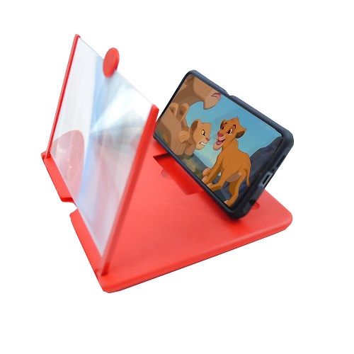 3D-8 مكبر شاشة الموبايل ثلاثي الابعاد لعرض الفيديوهات لجميع الهواتف - Image 3