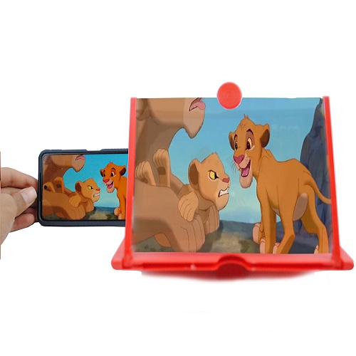 3D-8 مكبر شاشة الموبايل ثلاثي الابعاد لعرض الفيديوهات لجميع الهواتف - Image 5